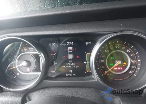 2020 Jeep Gladiator Overland 4X4 z USA, uszkodzony, nr VIN 1C6HJTFG8LL151071